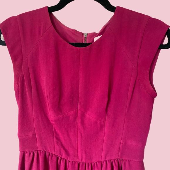 Rebecca Taylor💋 fuchsia dress. 0 - Picture 4 of 7